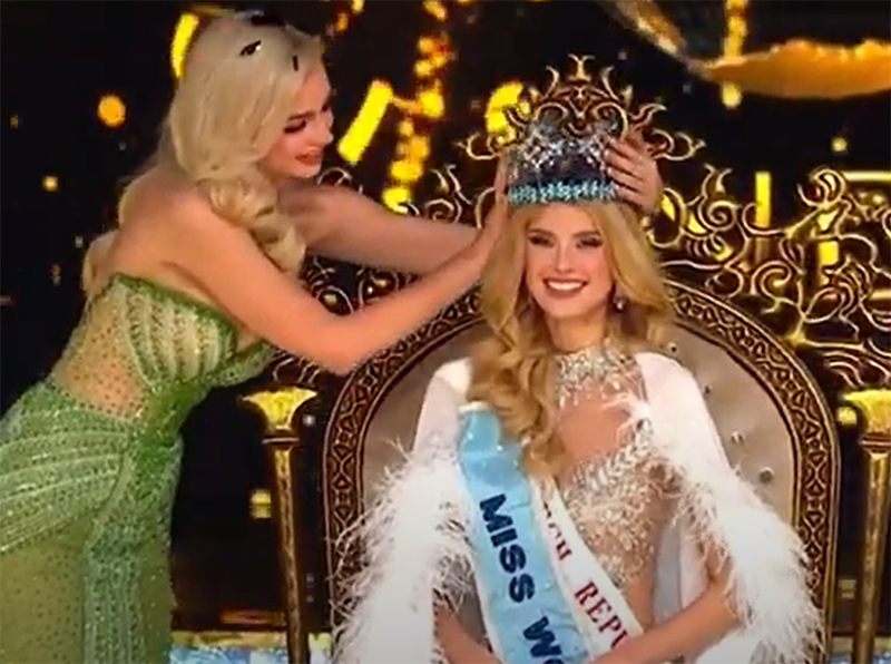 Krystyna Pyszkova from Czech Republic crowned Miss World 2024 in Mumbai