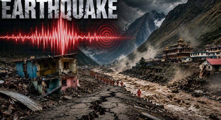 A 5.0-magnitude earthquake struck Tibet as rescue operations continued after the devastating Nepal-Tibet glacier disaster.